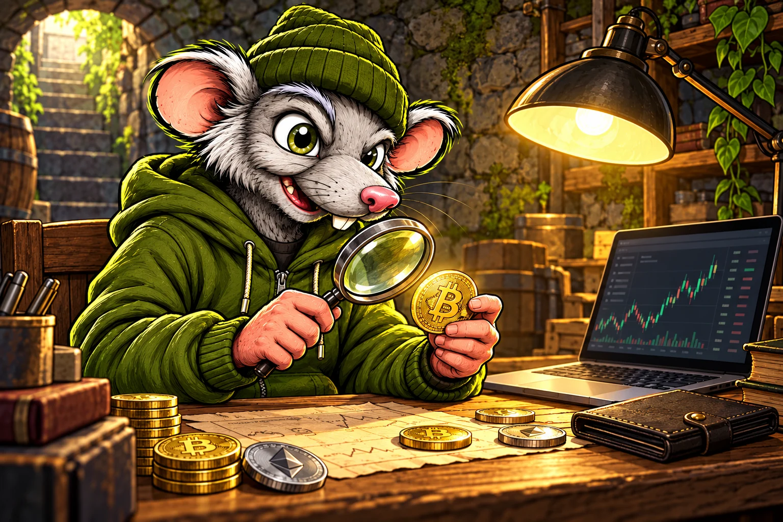 Roundirotta tutkii Bitcoinia, Ethereumia ja kryptolompakkoa